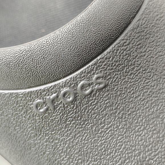 CROCS On The Clock Work Shoes Clogs Slip On Black Slip Resistant Mens 6 Womens 8 - Picture 9 of 11